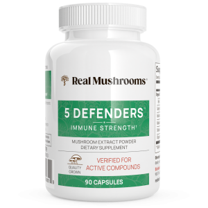5 Defenders Organic Mushroom Blend Capsules