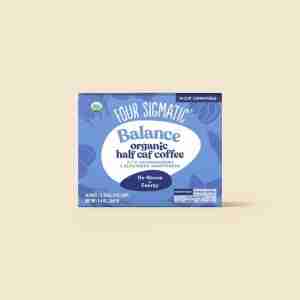 Four Sigmatic Organic Balance Half Caf Coffee Pods Box - 24 count