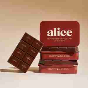 Alice Mushrooms Chocolate Happy Ending - 1 Tin (16 Doses)
